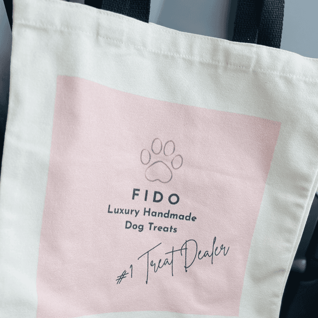 Fido Canvas Tote Bag 